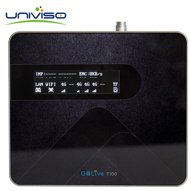 HEVC AVC 20W 2 * 5G बंधुआ सेलुलर एनकोडर ट्रांसमीटर